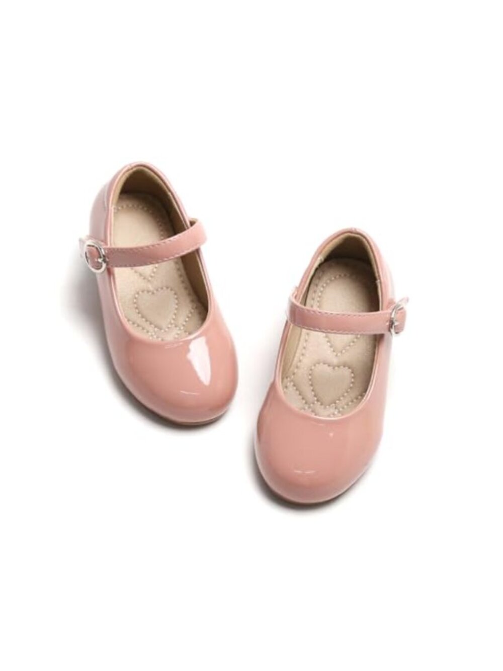Girls Mary Jane Flats Glitter Dress Ballet Shoes Bow Hook and Loop